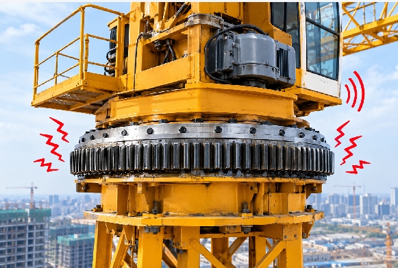 Causas de vibraci&oacute;n y ruido anormal en los rodamientos giratorios de gr&uacute;as torre